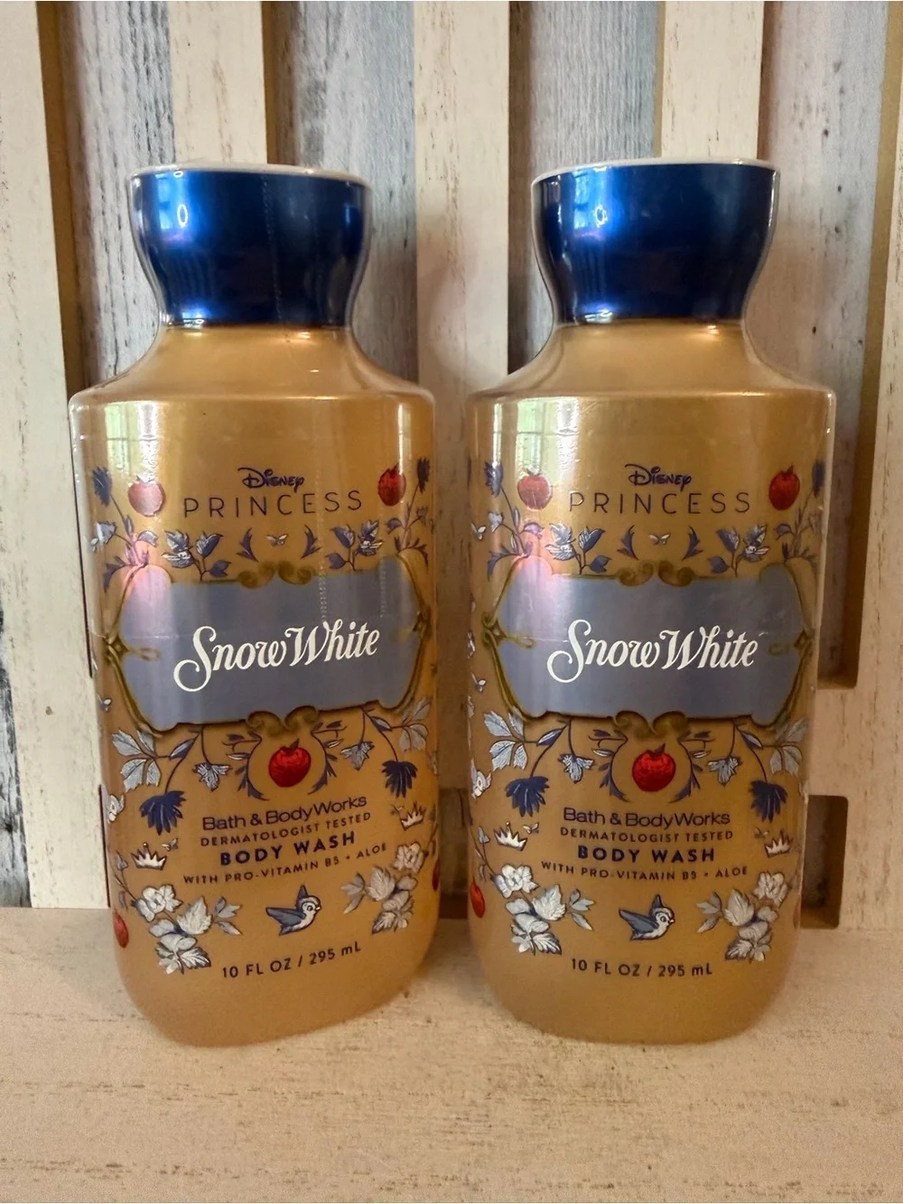 Bath & Body Works DISNEY PRINCESS SNOW WHITE Body Wash Shower Gel 10oz Set X2